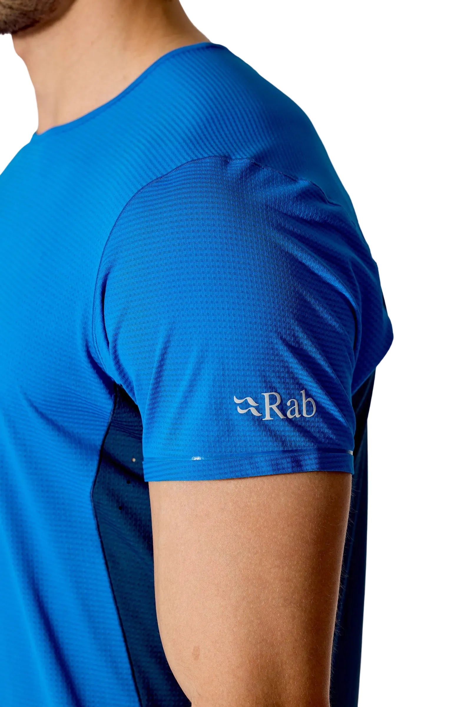 Rab Men's Sonic Ultra Tee - sleeve logo detail