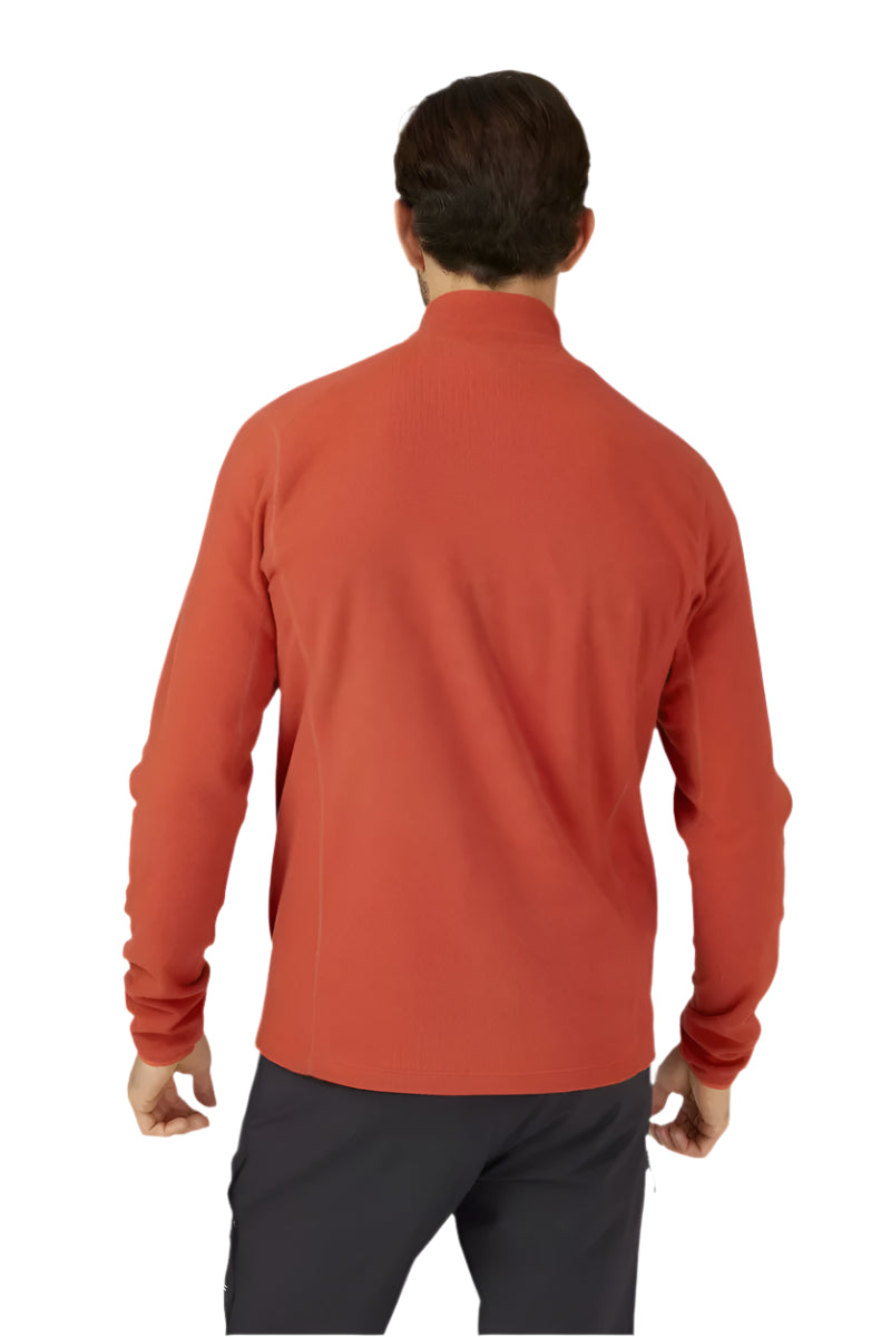 Rab Men's Tecton Pull-On in Red Clay - worn, back