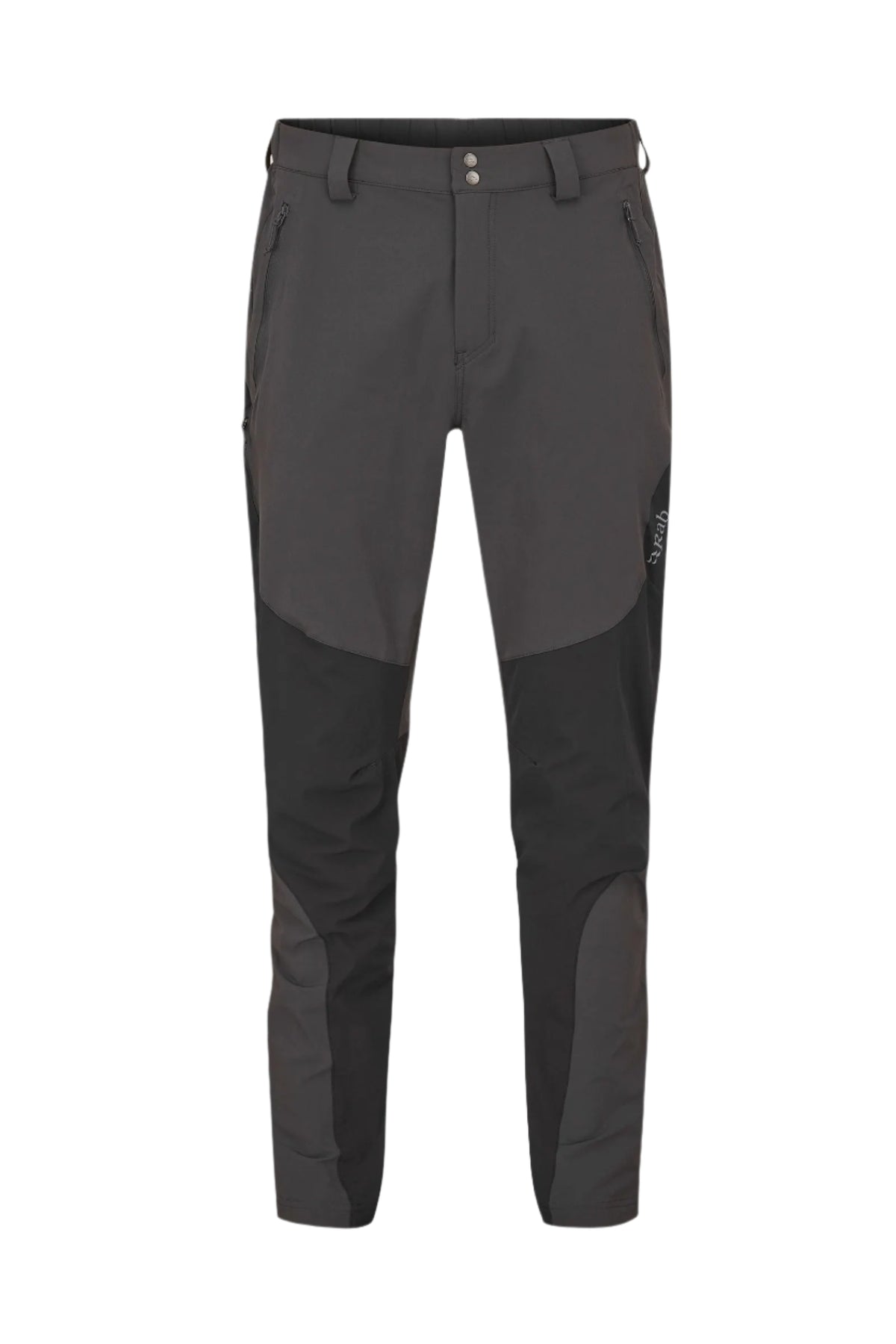 Rab Men's Torque Mountain Pants in Anthracite/Black - front