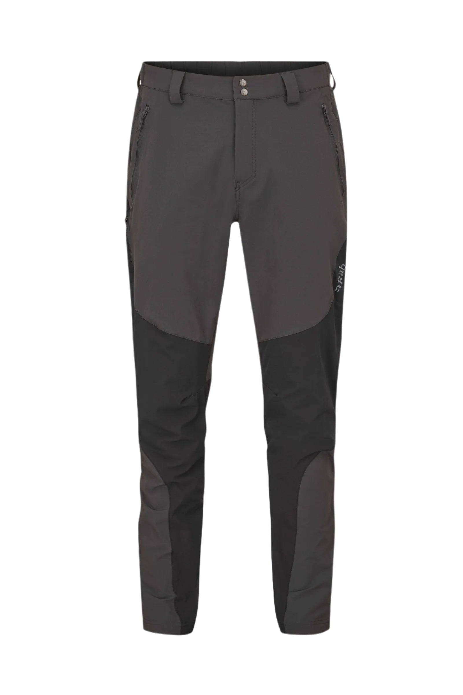 Rab Men's Torque Mountain Pants in Anthracite/Black - front