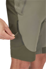 Rab Men's Torque Mountain Shorts - zip pocket detail - Outdoor Action