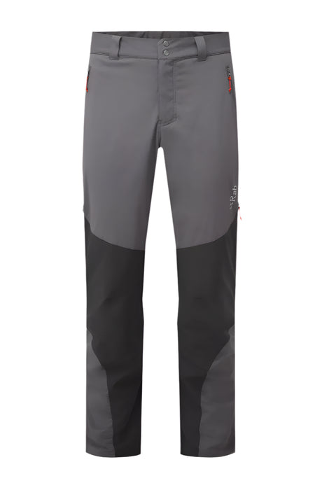 Rab Men's Torque Vapour-Rise Pants in Anthracite - front