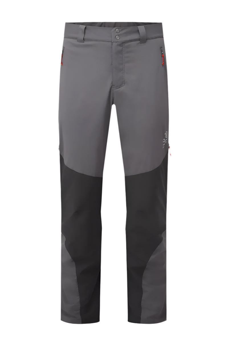 Rab Men's Torque Vapour-Rise Pants in Anthracite - front