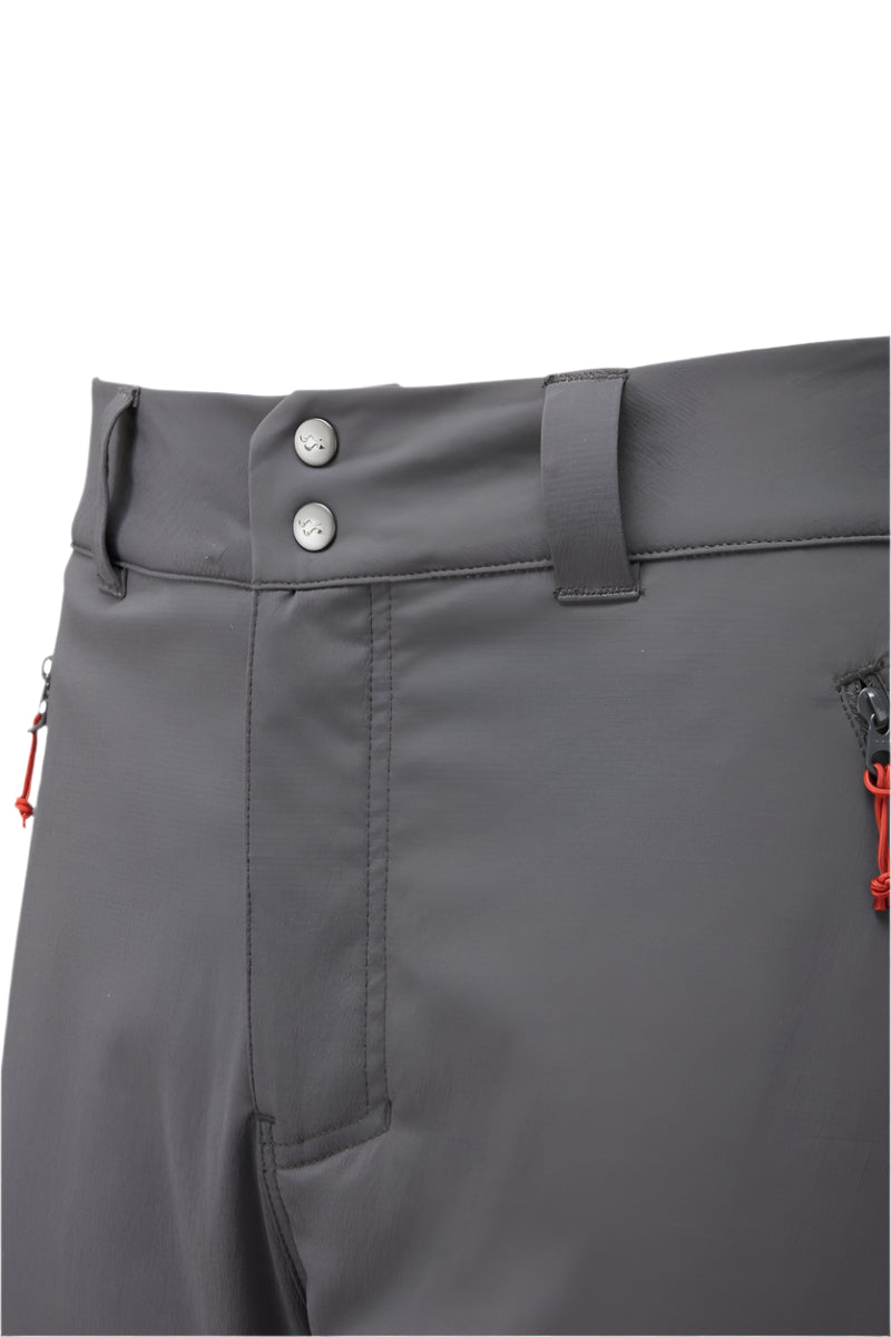 Rab Men's Torque Vapour-Rise Pants in Anthracite - waistband detail