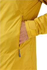 Rab Men's Vapour-Rise Summit Jacket in Sahara (styling reference) - Hand Pocket Detail