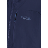 Rab Men's Xenair Alpine Jacket in Deep Ink - chest pocket detail
