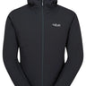 Rab Men's Xenair Alpine Light Insulated Jacket in Ebony (Zinc) - front