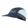 Rab Momentum 5 Panel Cap in Tempest Blue/Orion Blue/Citadel - front
