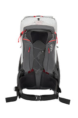 Rab Muon 40L Hiking Pack in Pewter/Graphene - Back View