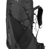 Rab Muon 50L Hiking Pack in Black - Front View