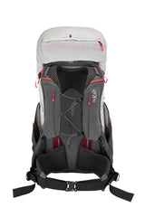 Rab Muon 50L Hiking Pack in Pewter/Graphene - Back View