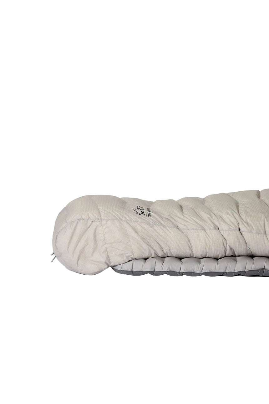 Rab Mythic Down Sleeping Bag (-6°C/20F) in Dark Pewter - Footbox Detail