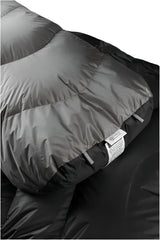 Rab Neutrino Pro 700 Sleeping Bag in Granite - shoulder detail