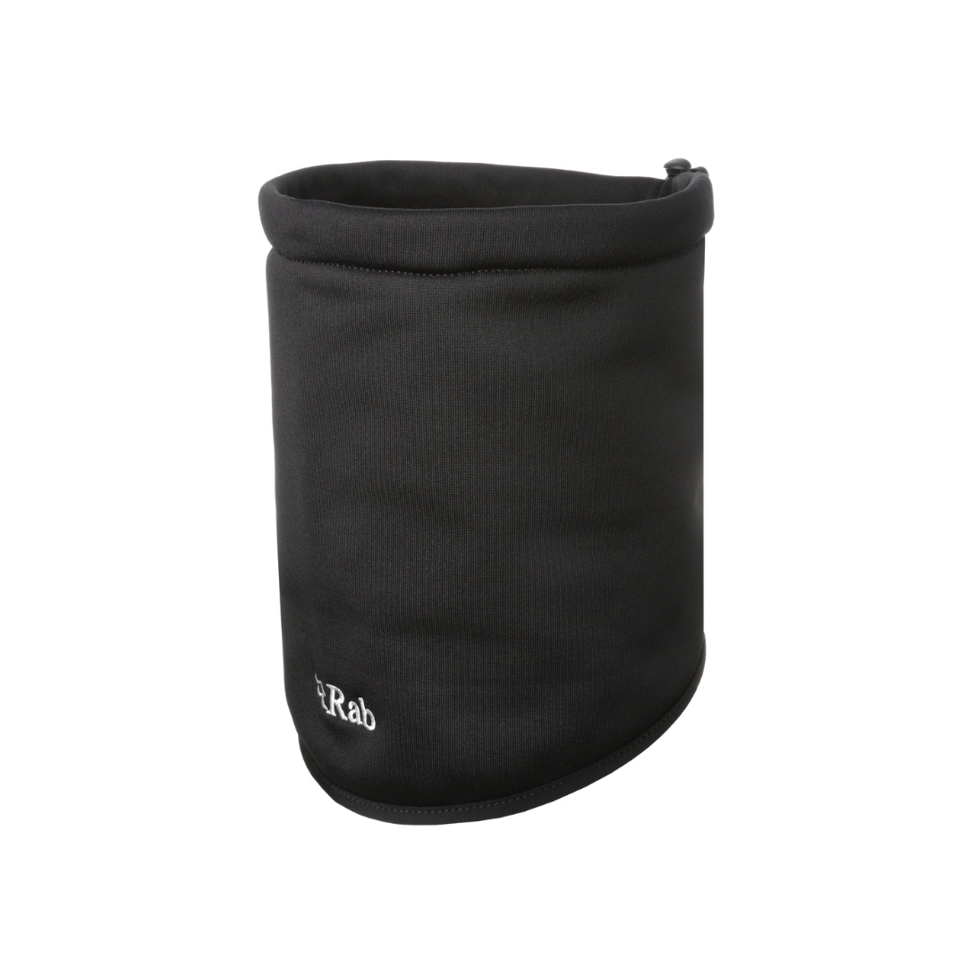 Rab Powerstretch Neck Shield in Black - front