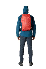 Rab Protium 20L Day Pack in Tempest Blue - On Model Back View