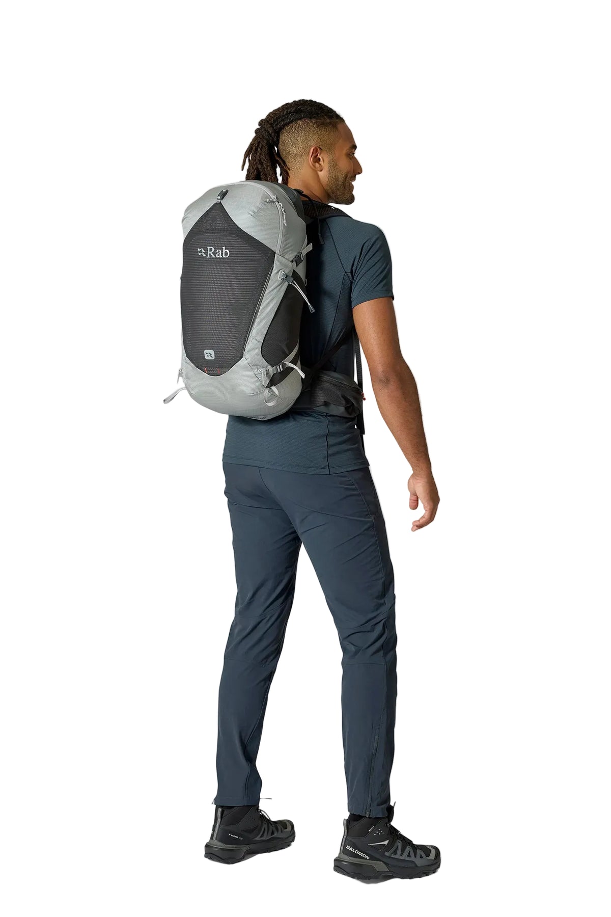Rab Protium 27L Day Pack in Anthracite - On Model Side Full View