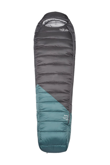 Rab Radeon Synthetic Sleeping Bag (-12°C/10F) in Sage/Graphene - front