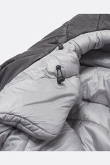 Rab Radeon Synthetic Sleeping Bag (-12°C/10F) in Sage/Graphene - side, angled