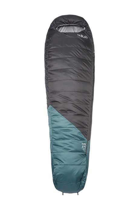 Rab Radeon Synthetic Sleeping Bag (-6°C/20F) in Sage/Graphene - front