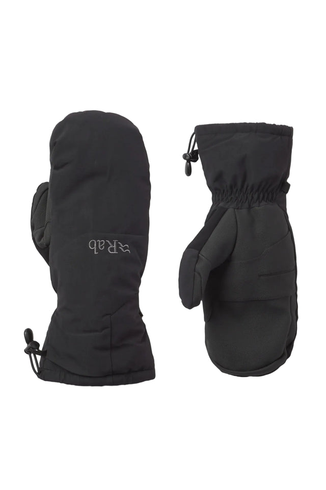 Rab Storm Waterproof Mitts in Black - front