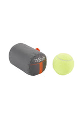 Rab Stratosphere Inflatable Pillow in Graphene - packed, side