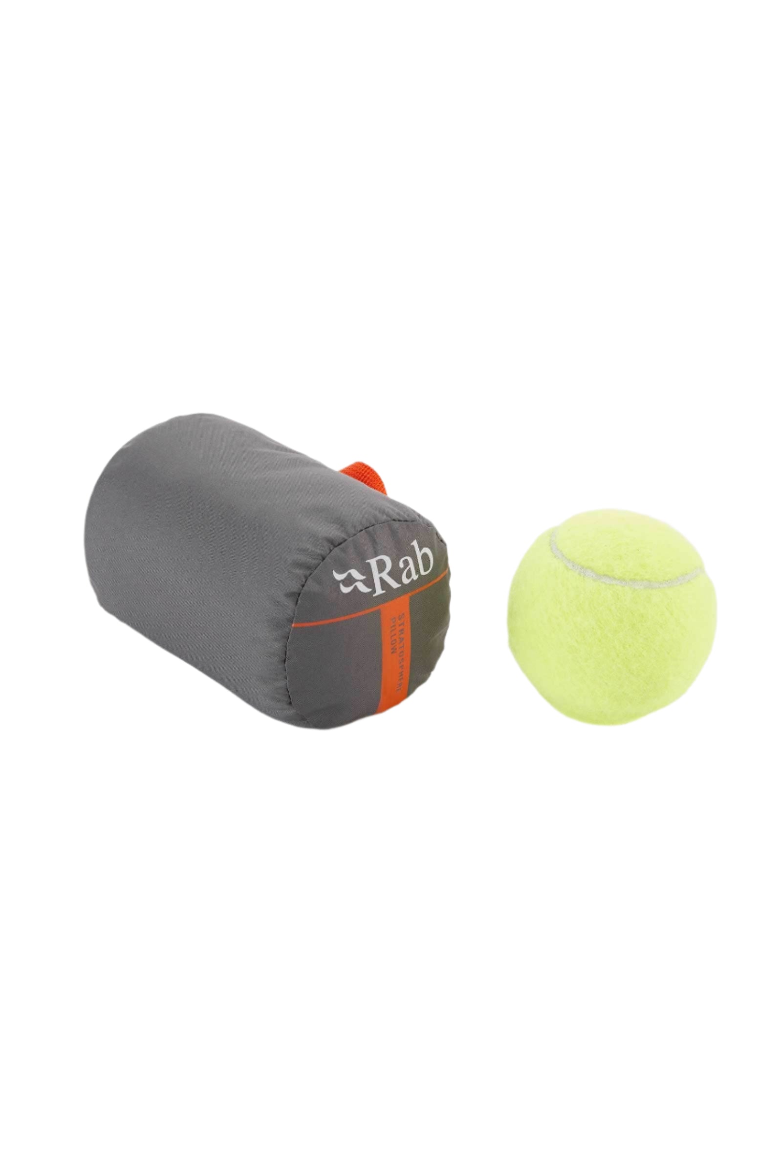 Rab Stratosphere Inflatable Pillow in Graphene - packed, side