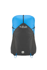 Rab Syclon XP 30L Waterproof Pack in Black/Maya Blue - Front Standalone 2