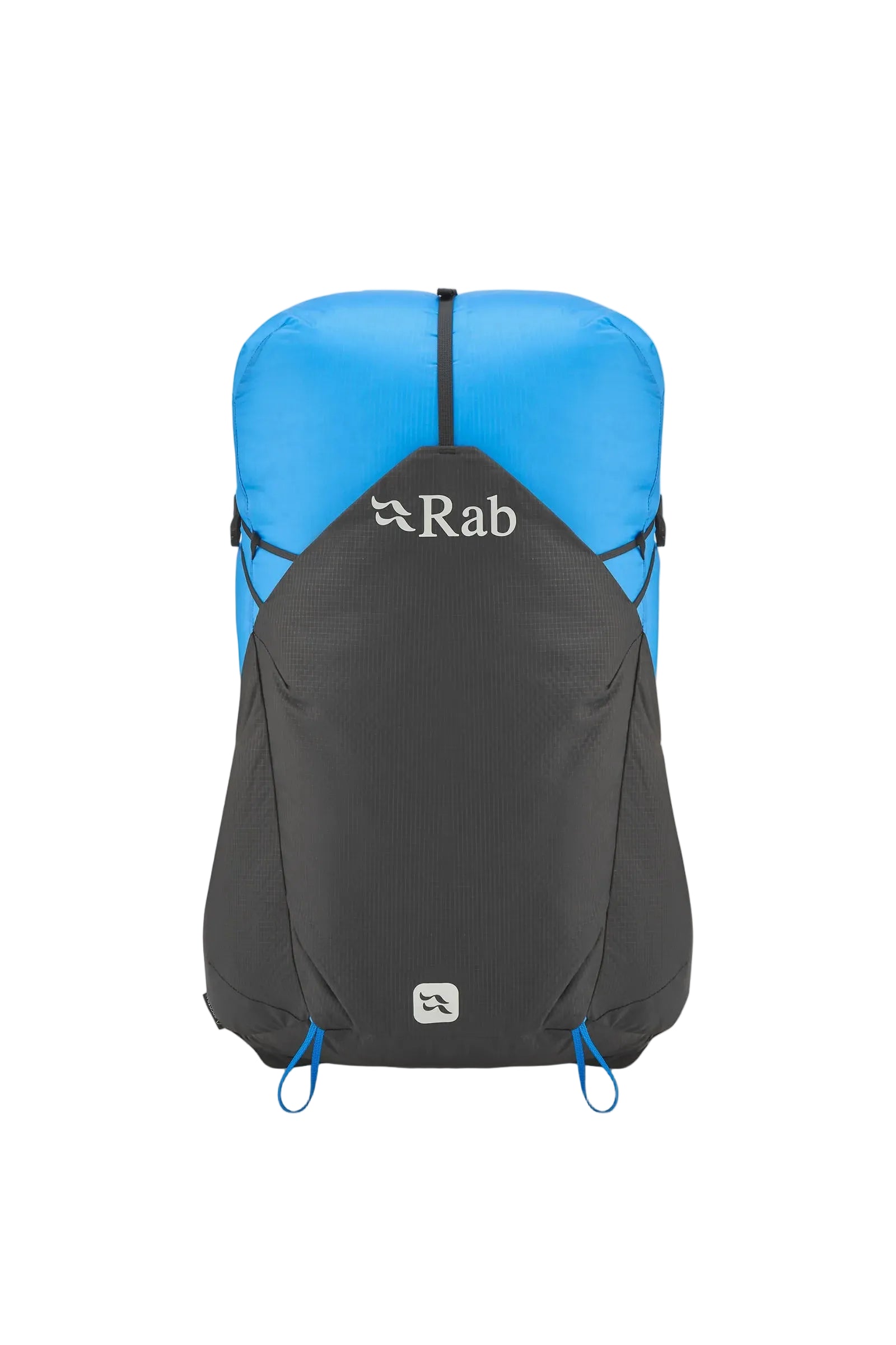 Rab Syclon XP 30L Waterproof Pack in Black/Maya Blue - Front Standalone 2