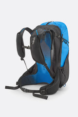 Rab Syclon XP 30L Waterproof Pack in Black/Maya Blue - Harness Standalone
