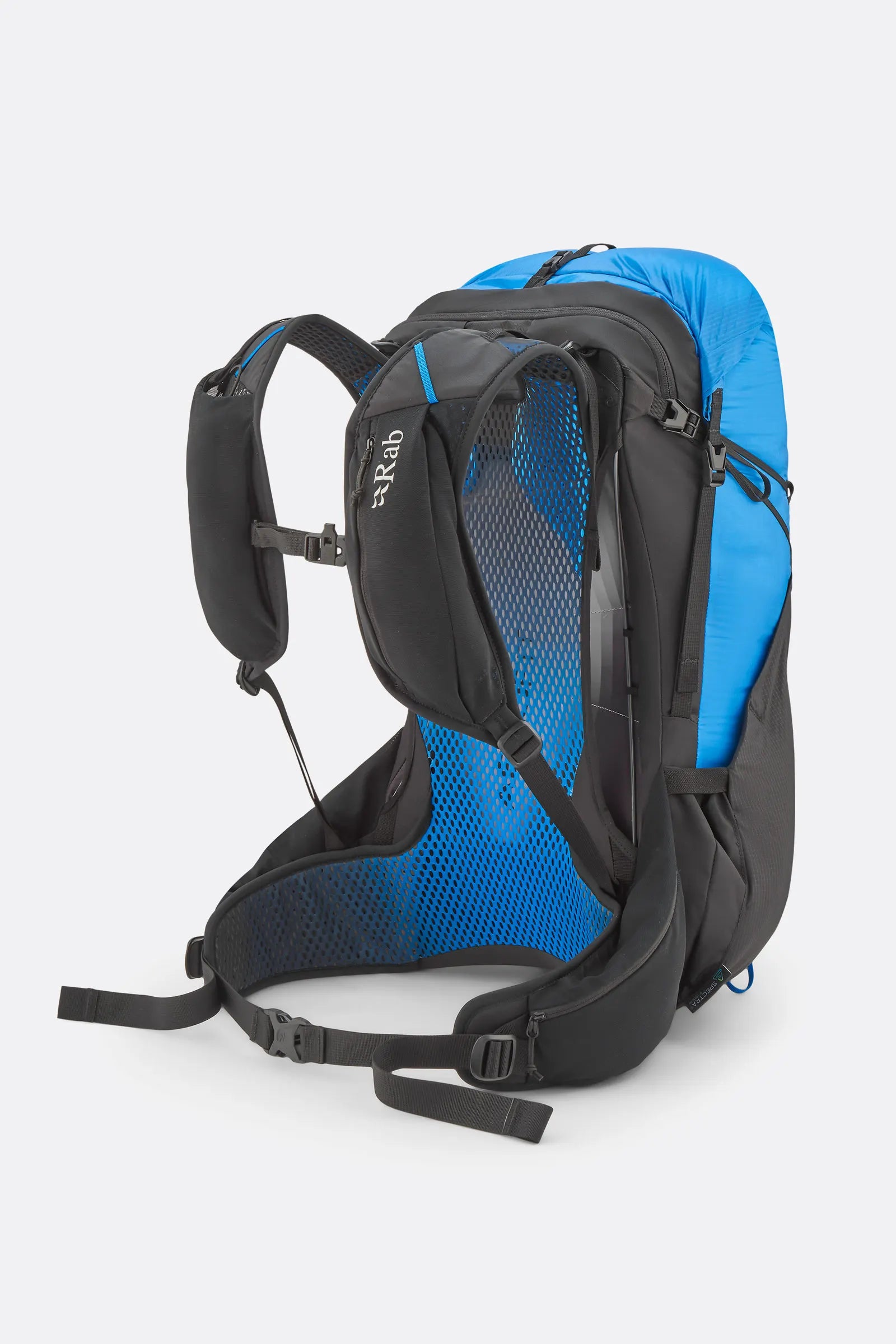 Rab Syclon XP 30L Waterproof Pack in Black/Maya Blue - Harness Standalone