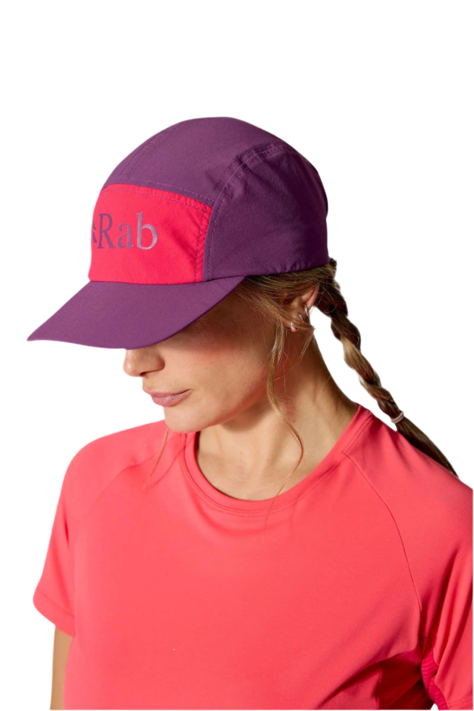 Rab Talus 5 Panel Cap - front, worn