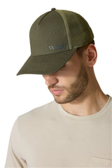 Rab Trucker Logo Cap in Light Khaki - Side