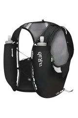 Rab Veil 12L Lightweight Running Vest in Black - Front View