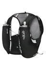 Rab Veil 12L Lightweight Running Vest in Black - Front View