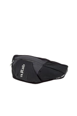 Rab Veil 1L Lightweight Belt Pack in Black - Front View