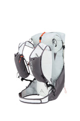 Rab Veil XP 20L Waterproof Pack in Pewter/Graphene - Back System Detail