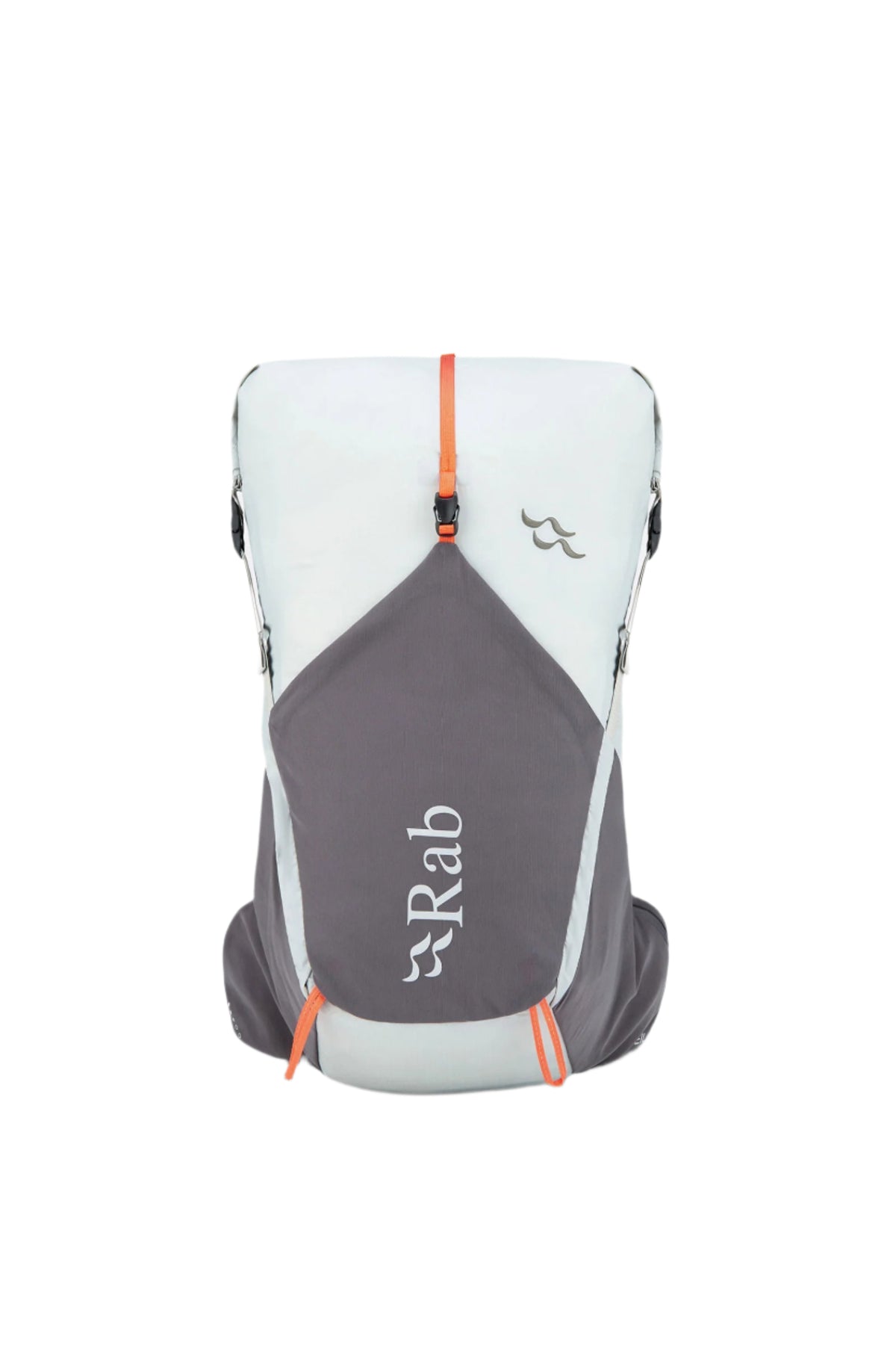 Rab Veil XP 20L Waterproof Pack in Pewter/Graphene - Back View