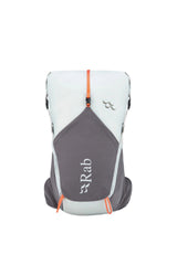 Rab Veil XP 20L Waterproof Pack in Pewter/Graphene - Back View