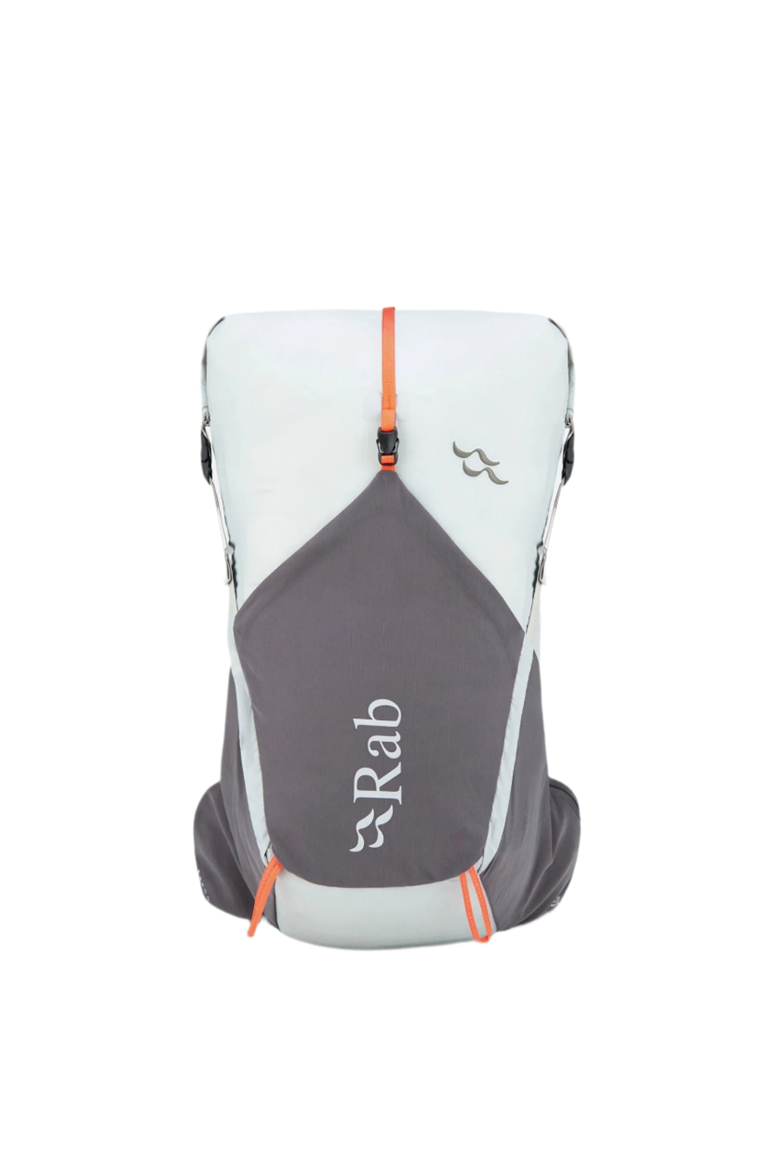 Rab Veil XP 20L Waterproof Pack in Pewter/Graphene - Back View