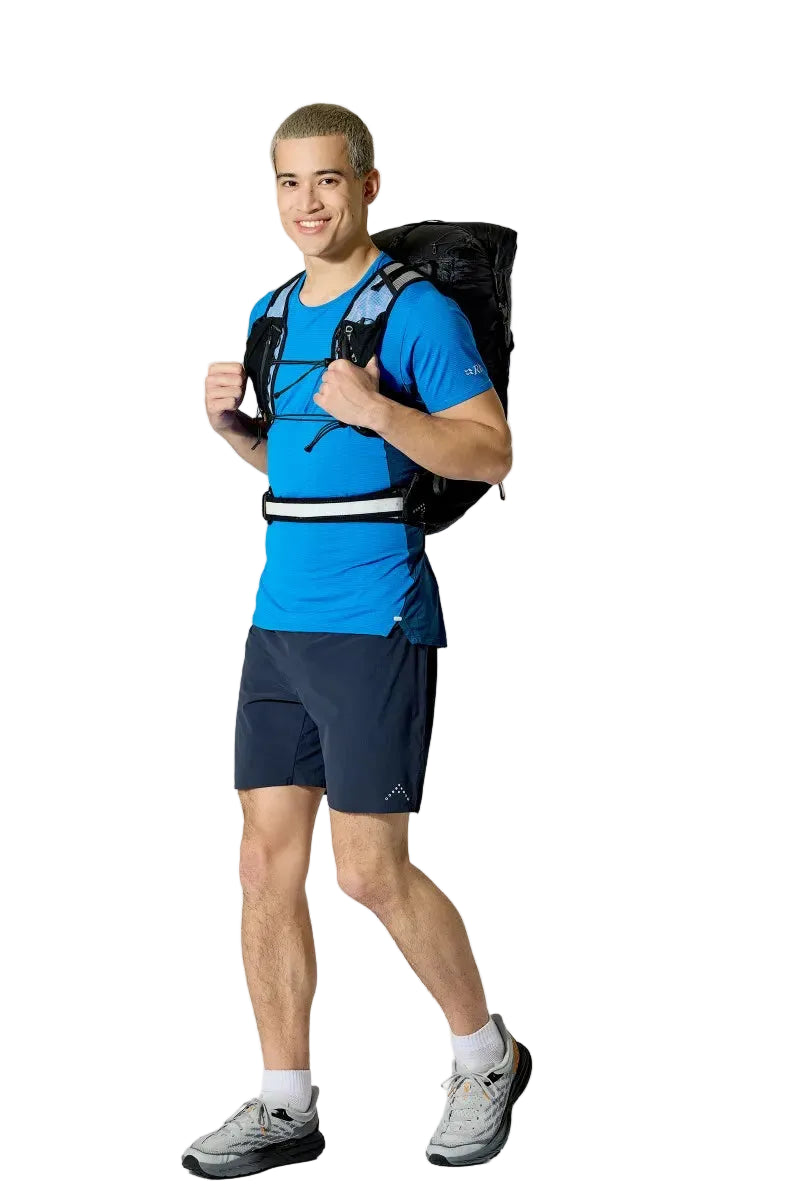Rab Veil XP 30L Waterproof Pack in Black - On Model Side View