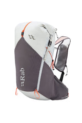 Rab Veil XP 30L Waterproof Pack in Pewter/Graphene - Front View