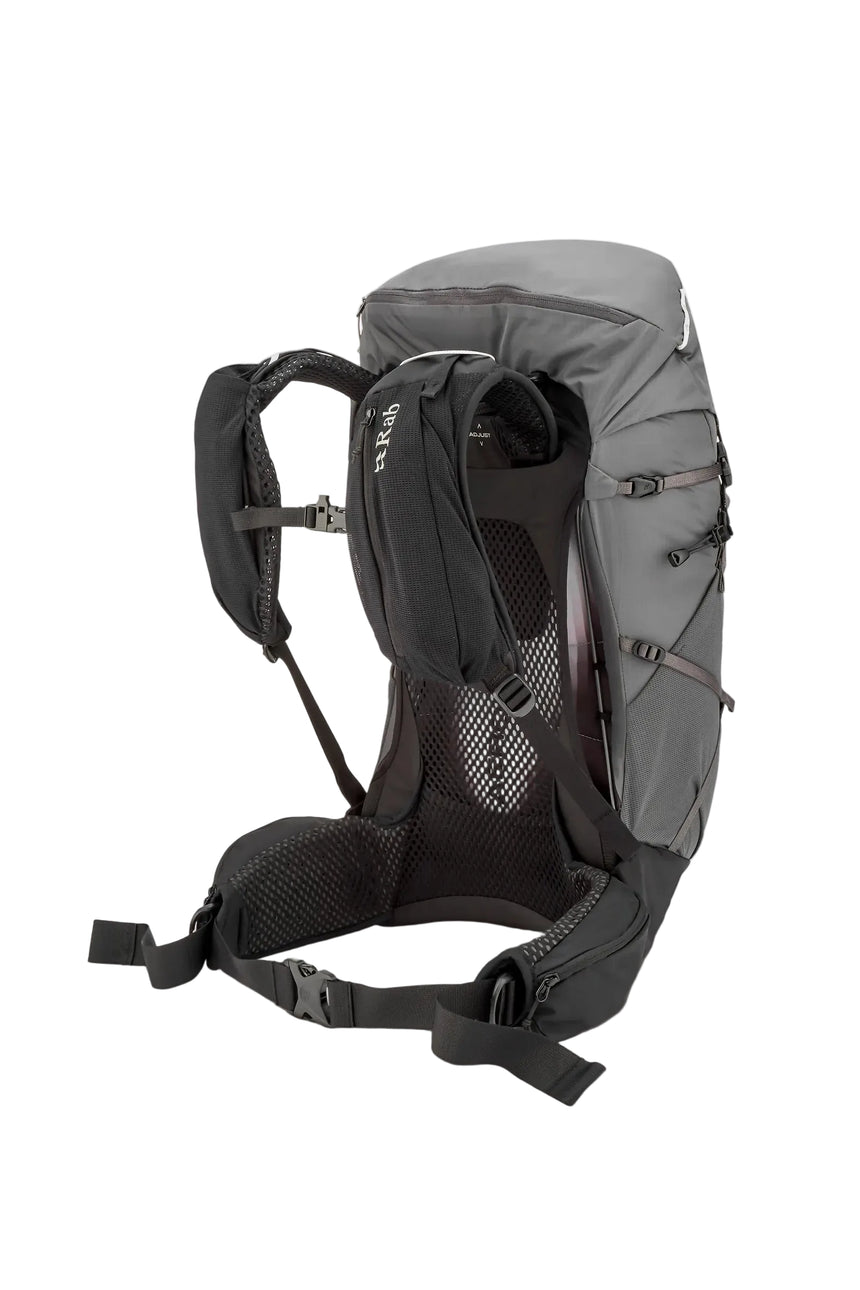 Rab Women's Airox ND 28 Day Pack in Graphene - Back Standalone