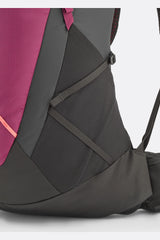 Rab Women's Airox ND 28 Day Pack in Mulberry/Black - Front Standalone 3