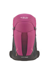 Rab Women's Airox ND 28 Day Pack in Mulberry/Black - Side Standalone