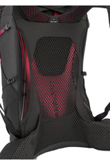 Rab Women's Airox ND 34 Day Pack in Mulberry/Black - Back System Detail