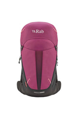 Rab Women's Airox ND 34 Day Pack in Mulberry/Black - Front Standalone 2