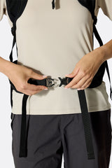 Rab Women's Airox ND22L Day Pack in Fig Green/Black - Hipbelt Adjustment Detail