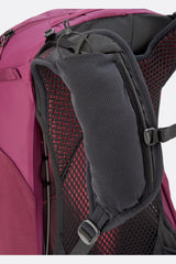 Rab Women's Airox ND22L Day Pack in Mulberry - Top Pocket Detail