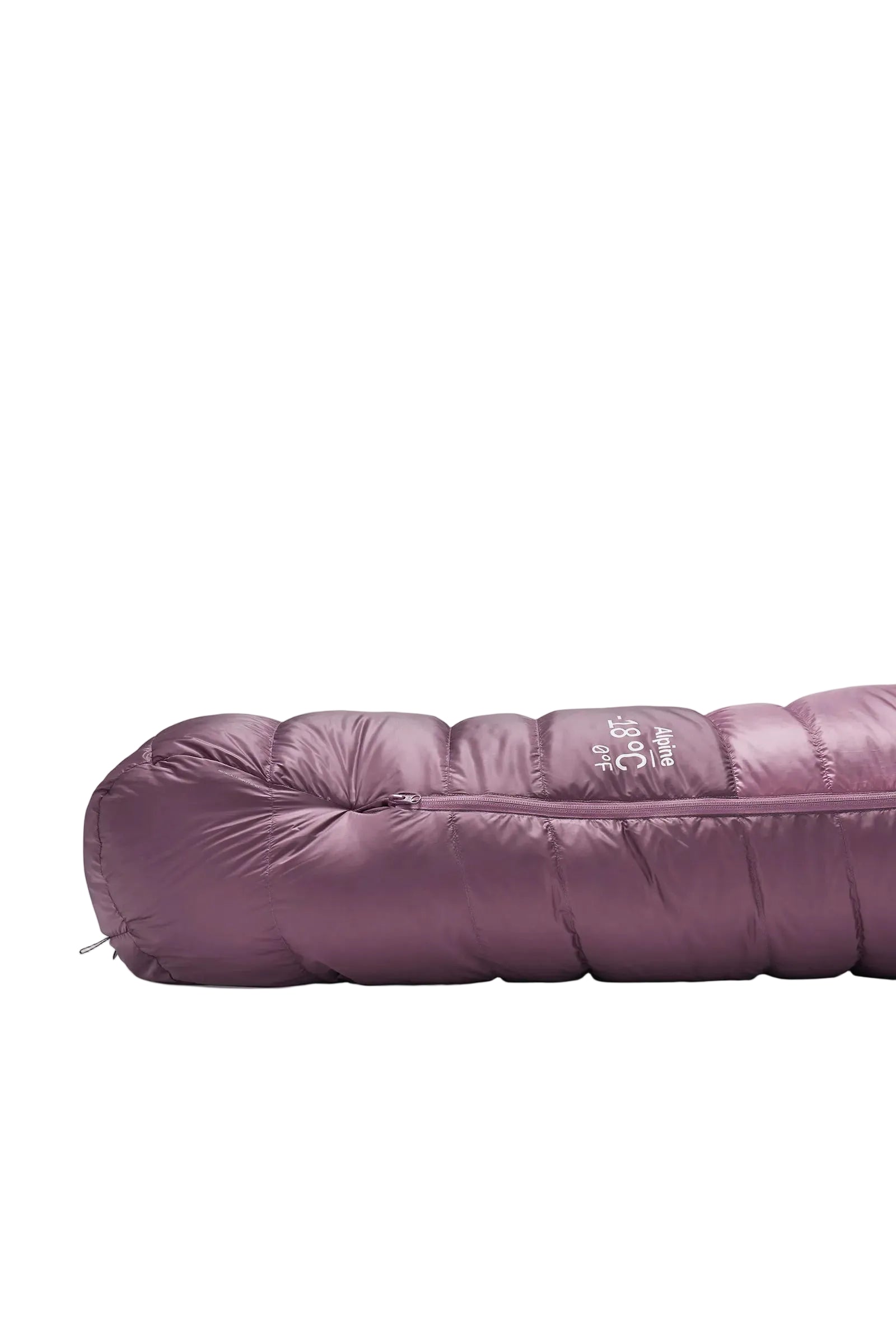 Rab Women's Alpine Down Sleeping Bag (-18°C/0F) in Iris/Dark Iris - hood detail