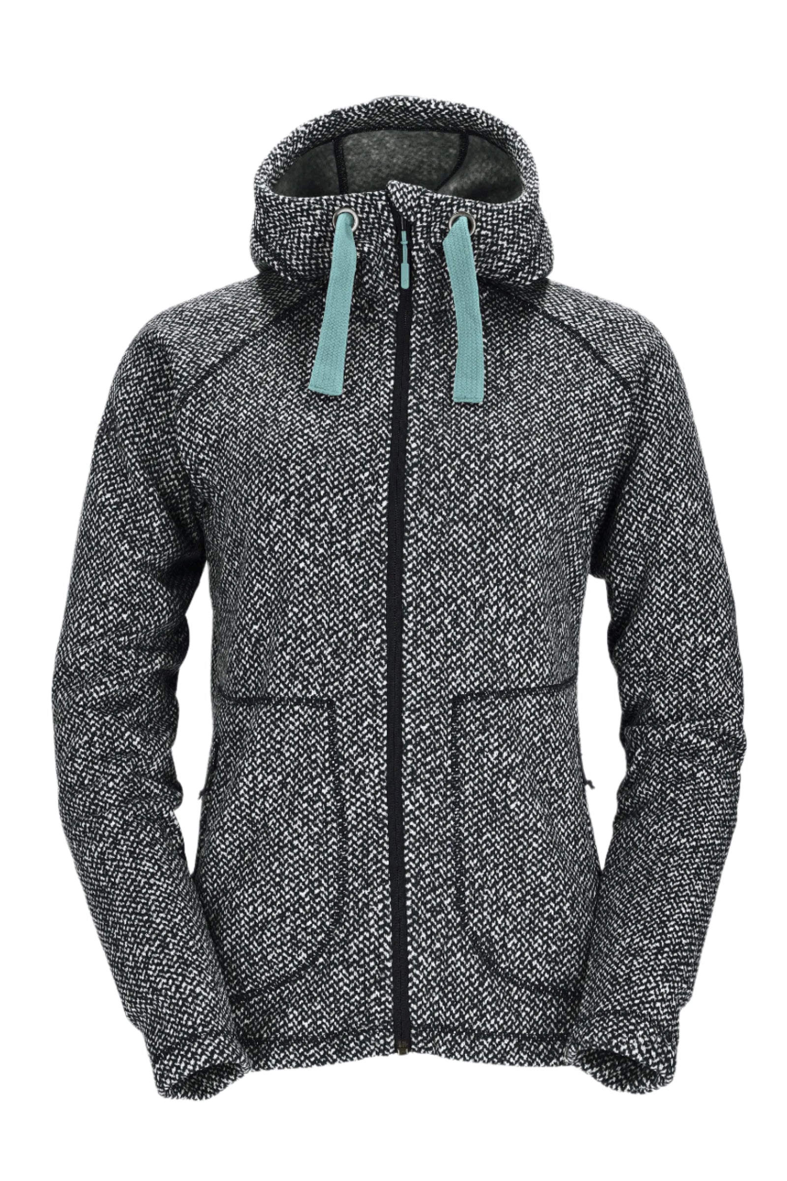 Rab Women's Amy Hoody in Deep Ink - Front Worn